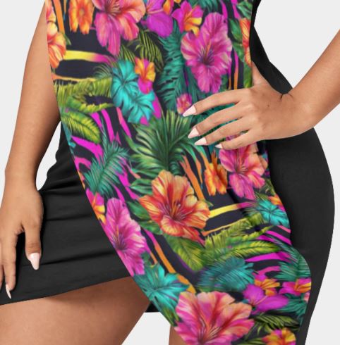 PGP Holiday Fiesta Salvaje Stacked Hem Dress (Plus Size) – Effortless Chic for Cinco de Mayo