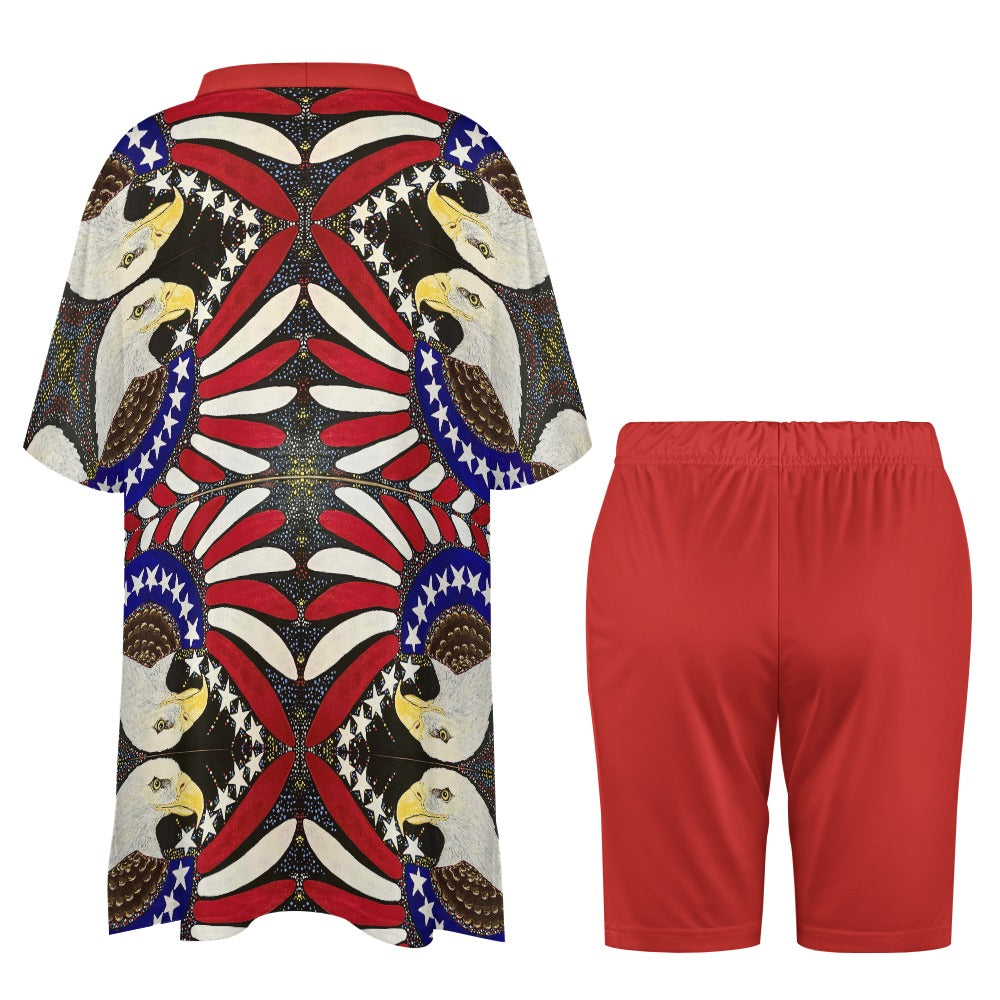 Margeaux 1776 Women’s Relaxed Two-Piece Set with Bat Sleeves – Effortless Style by PGP Holiday