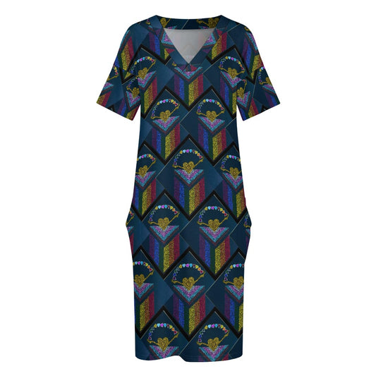 Margeaux Pride & Joy Plus Size Chakka Dress with Pockets – Celebrate Pride in Comfort & Style