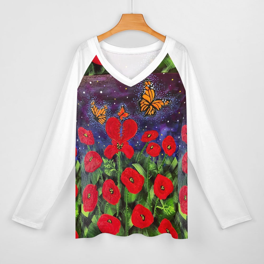 PGP Holiday Margeaux Remembrance Loose Long Sleeve Tee