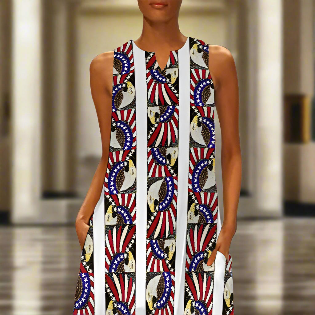 Margeaux 1776 Women’s Flowy Column Maxi Dress – Elegant Summer Style PGP Holiday