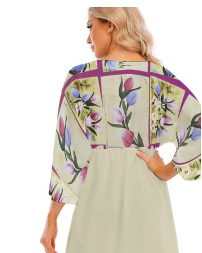 PGP Holiday Suzanne Bunny Garden Mid Sleeve Dress – Effortlessly Stylish & Comfortable