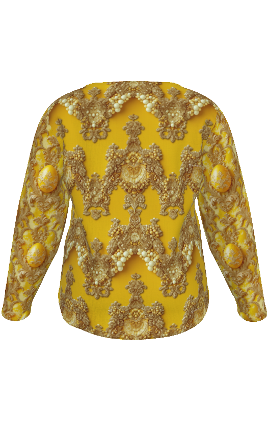 PGP Holiday Buttercream Frosting V-neck T-shirt with Curved Hem (Plus Size)