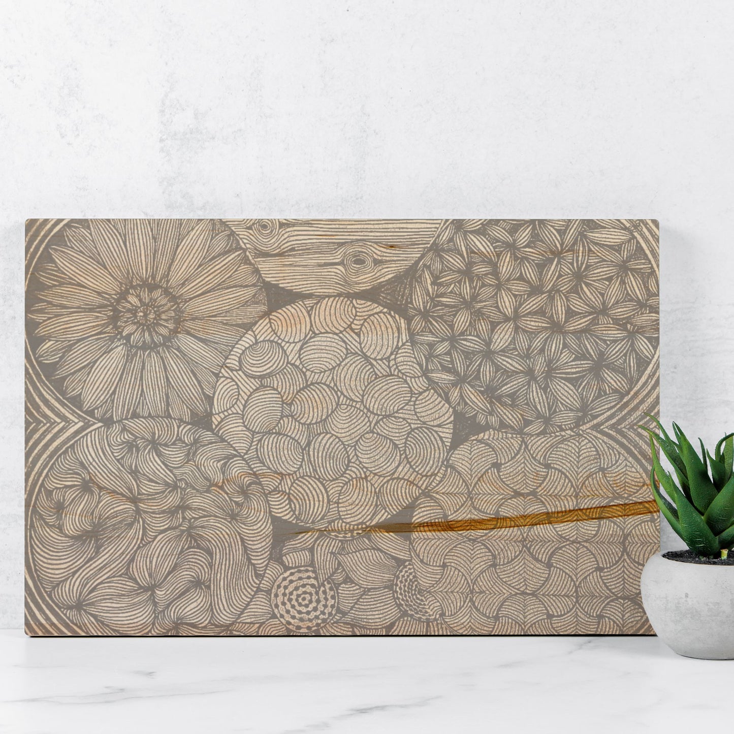 PGP Holiday Melissa Succor Traditional Wood Cutting Board - 16" x 10.5"
