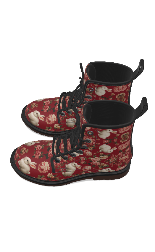 PGP Holiday "Follow the White Rabbit" Women's Martin Short Boot