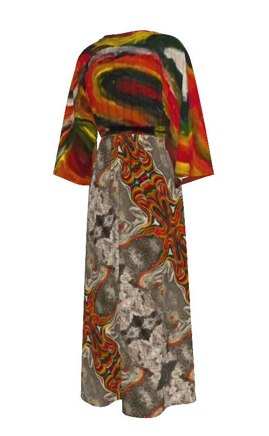 Under Grandmothers Moon Gypsie Cross Over Gown | Effortless Boho Elegance