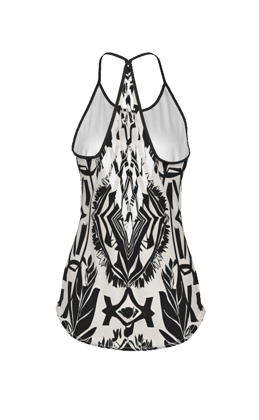 PGP Holiday Amanda Pookie Woven Back Tank Top – Sleek Summer Layer with Open-Back Detail