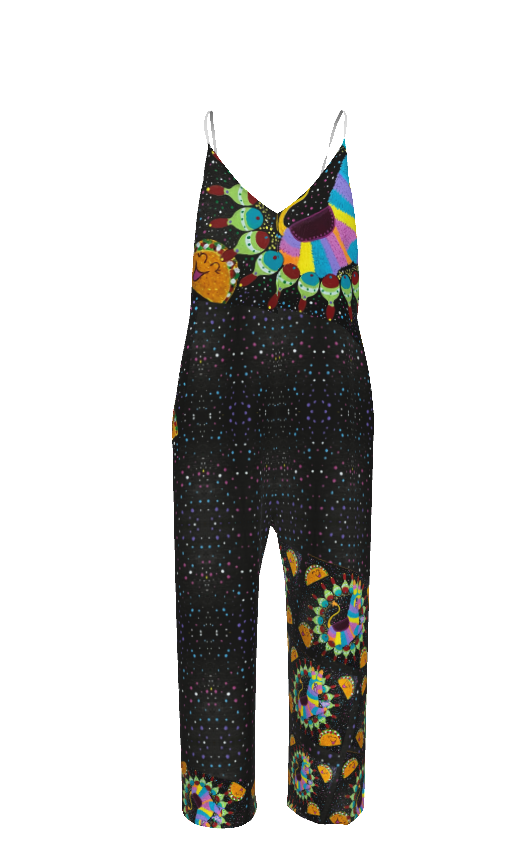 PGP Holiday Margeaux Piñata Cantina Loose Cami Jumpsuit