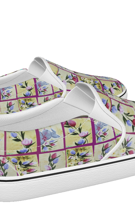 PGP Holiday Suzanne Bunny Garden Kid's Slip-On Sneakers