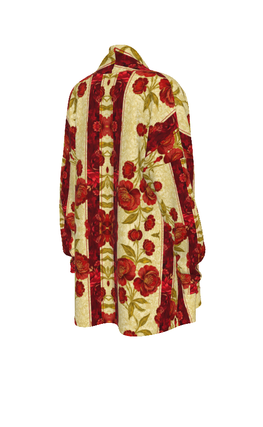 PGP Holiday Wildwood Rose Open Face Cardigan – Stylish & Comfortable Mid-Length