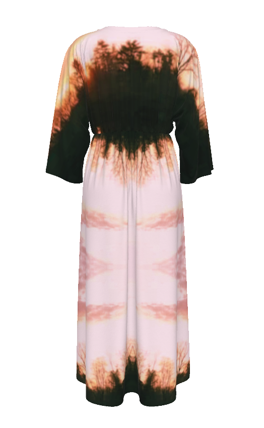 PGP Holiday | Stacy Lock 7 Mid-Sleeve Tunic Top Long Dress – Effortless Elegance with All-Day Ease