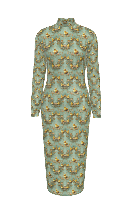 PGP Holiday Blue-Bill Charm Women's Hip Dress