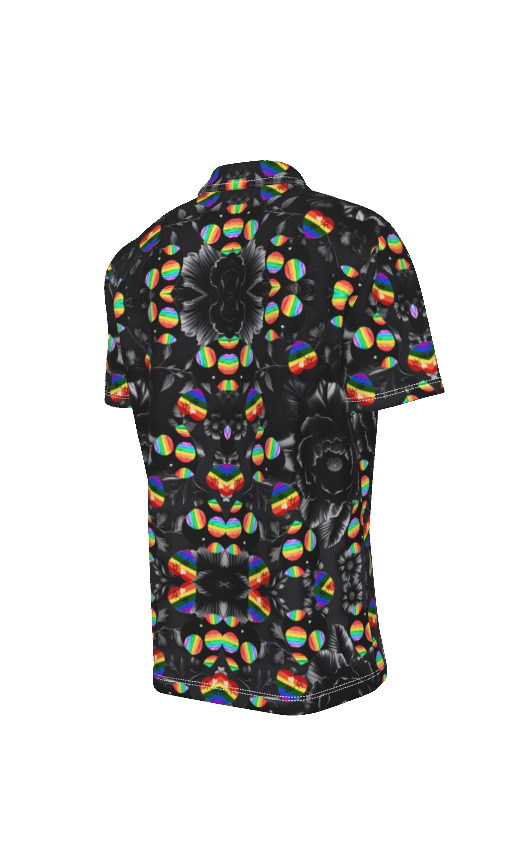 PGP Holiday Suzanne Pride 2025 Spread Collar Cocktail Shirt