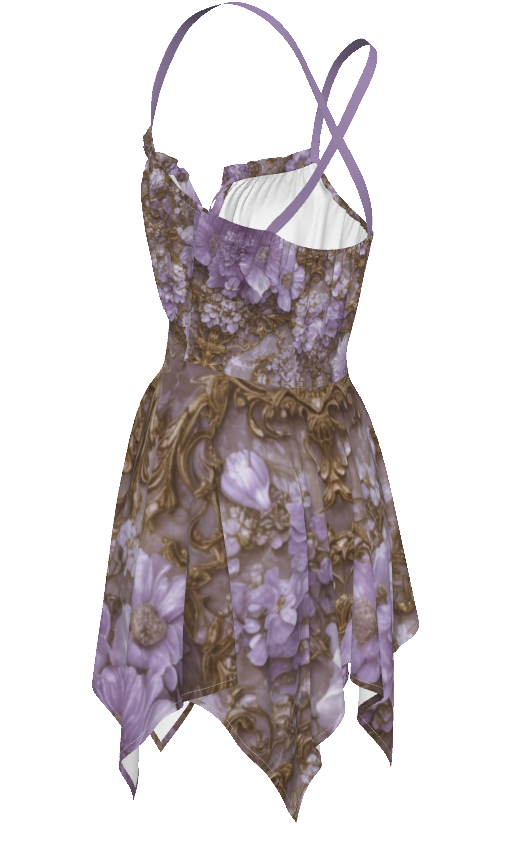 PGP Holiday Mocha Lavender Dream Women's Slip Dress | Doubles as a Spring Top or Beach Dress