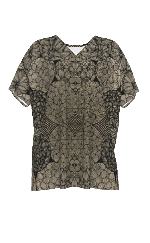 PGP Holiday Melissa Women's Bat Sleeves Succor V-Neck Blouse