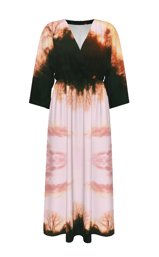 PGP Holiday | Stacy Lock 7 Mid-Sleeve Tunic Top Long Dress – Effortless Elegance with All-Day Ease