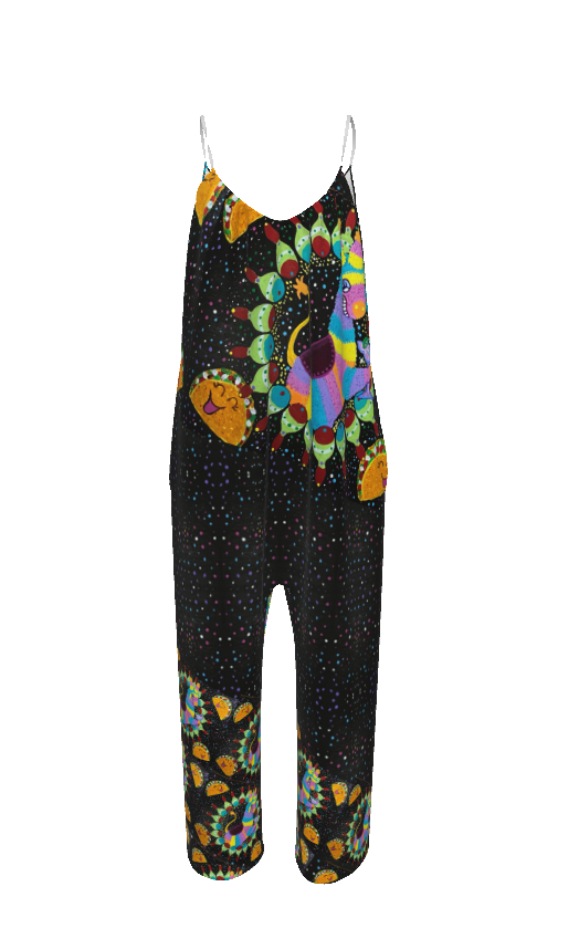 PGP Holiday Margeaux Piñata Cantina Loose Cami Jumpsuit