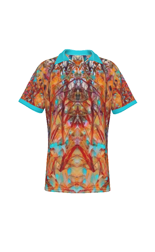 PGP Holiday Lilac Bloom Men's Polo Shirt