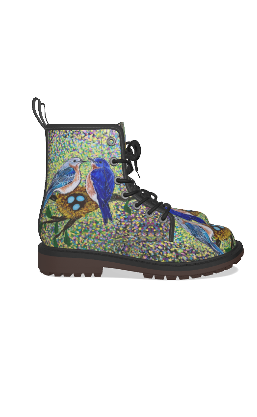 PGP Holiday Margeaux Bluebird Women's Martin Short Boots – Stylish & Comfortable All-Season Footwear