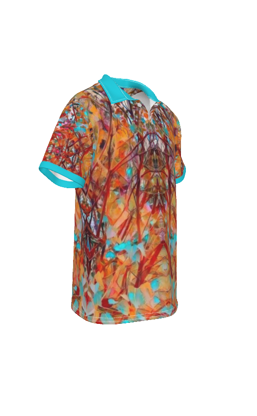 PGP Holiday Lilac Bloom Men's Polo Shirt