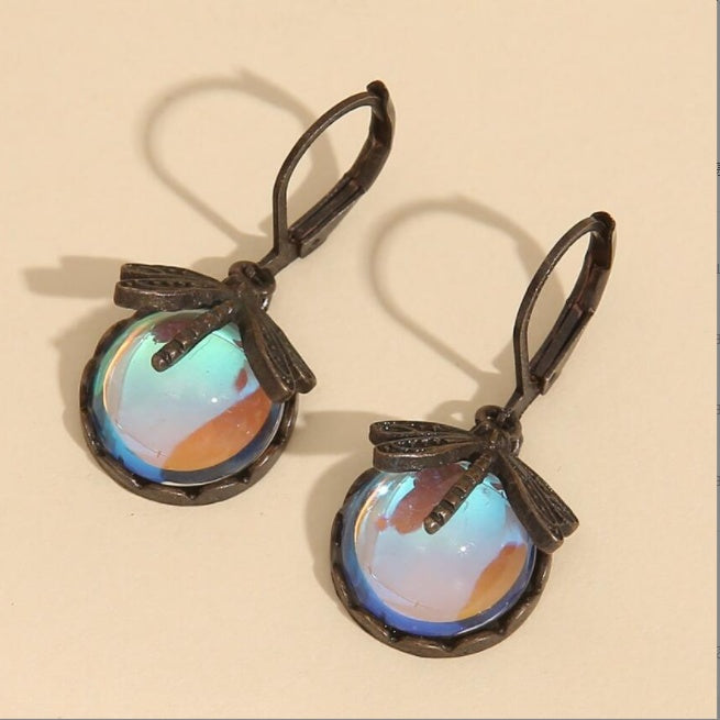 Fairycore Small Dragonfly Pattern Earrings