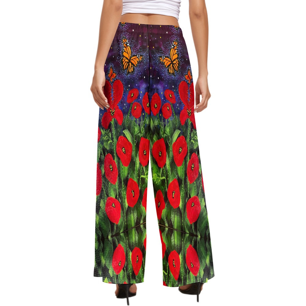 PGP Holiday Margeaux Remembrance Palazzo Pants – High-Waist Wide Leg Comfort for Summer Style