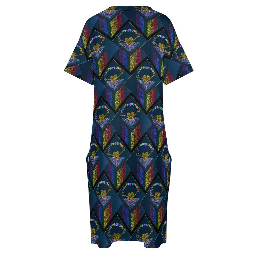 Margeaux Pride & Joy Plus Size Chakka Dress with Pockets – Celebrate Pride in Comfort & Style