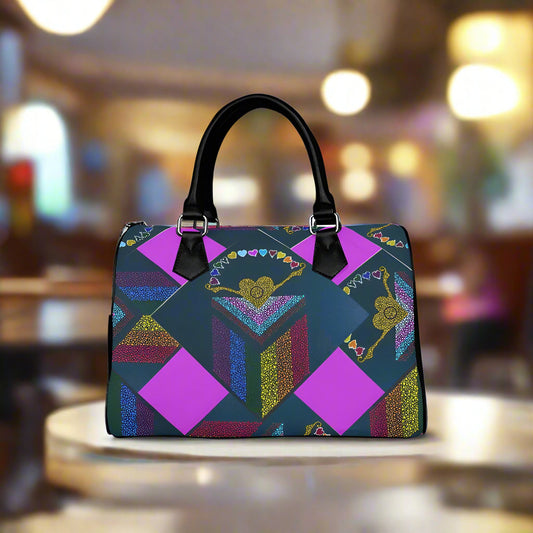 Margeaux Pride & Joy Barrel Handbag – Bold, Stylish & Functional for Pride and Everyday Glam
