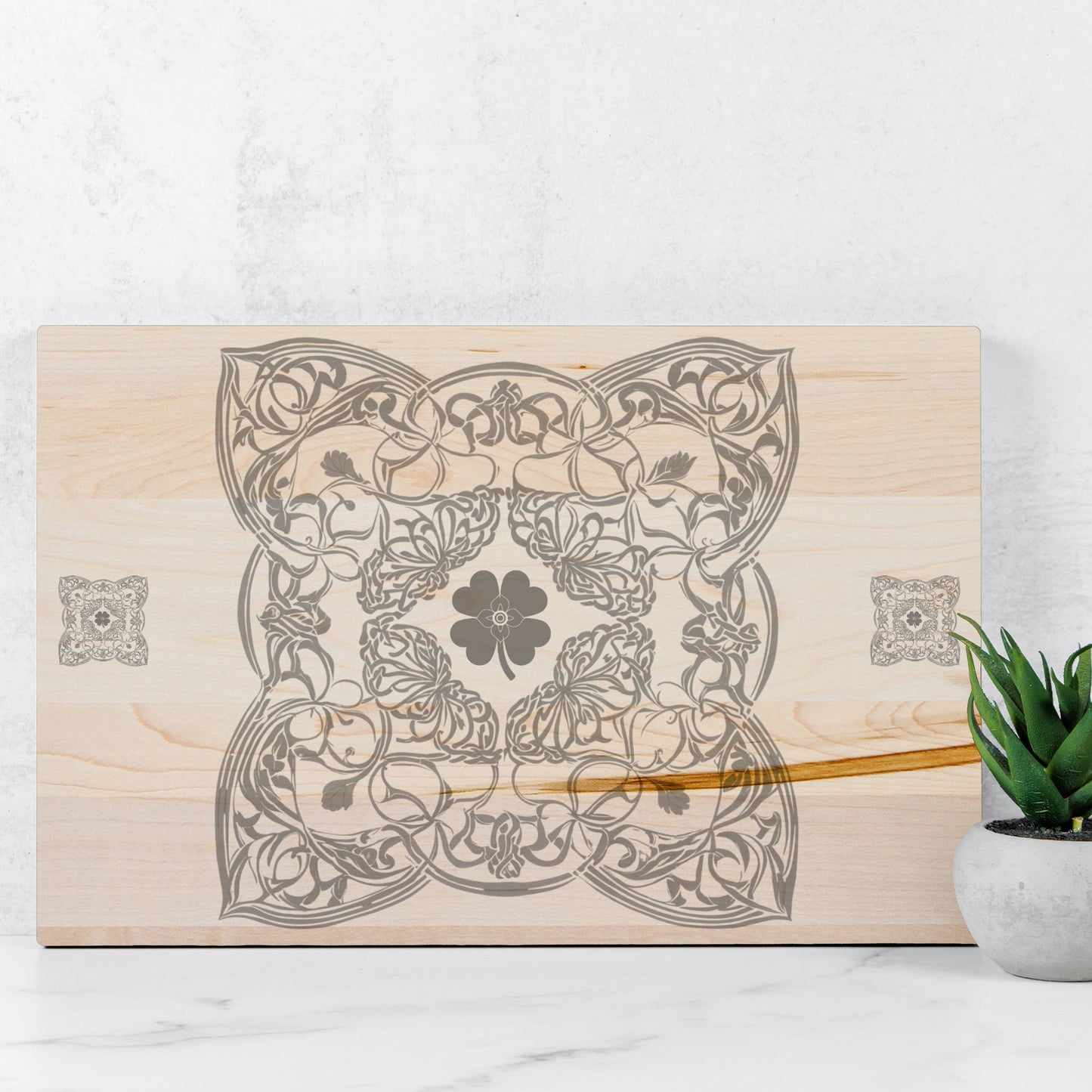 Good Luck Traditional Wood Cutting Board - 16" x 10.5"