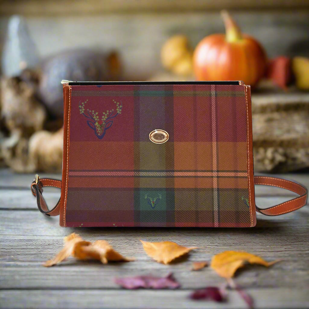 PGP Holiday | Boho Alchemy Waterproof Made from Luxury High-Grade Tarpaulin Canvas Bag - Brune