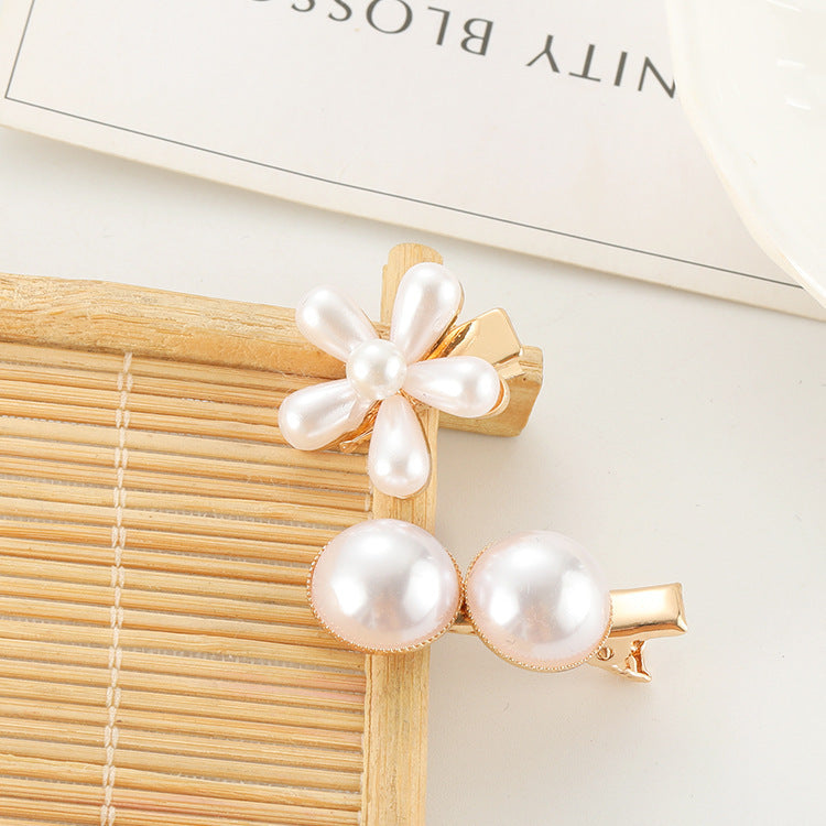 Mermaidcore Pearl Bow Hair Clips – Elegant Slip-On Styles in Multiple Designs | Ocean-Inspired Alloy
