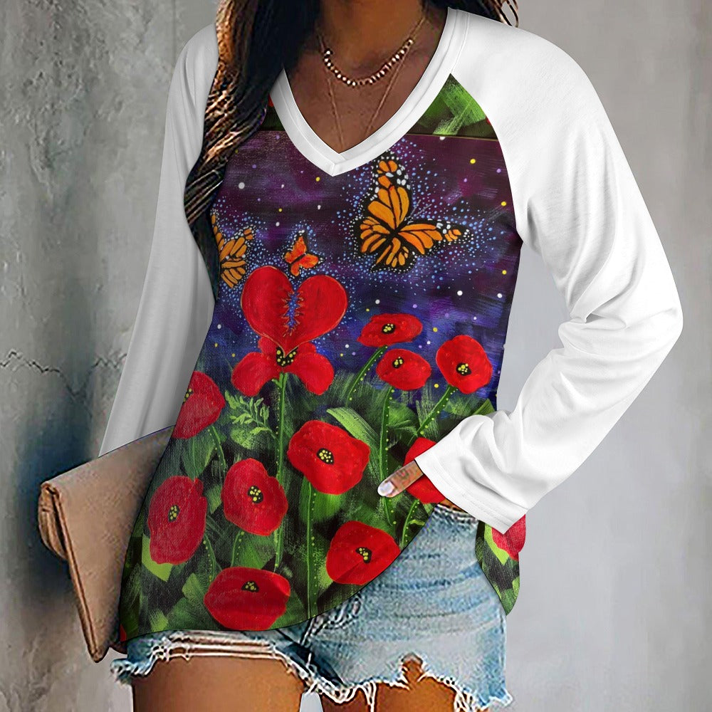 PGP Holiday Margeaux Remembrance Loose Long Sleeve Tee