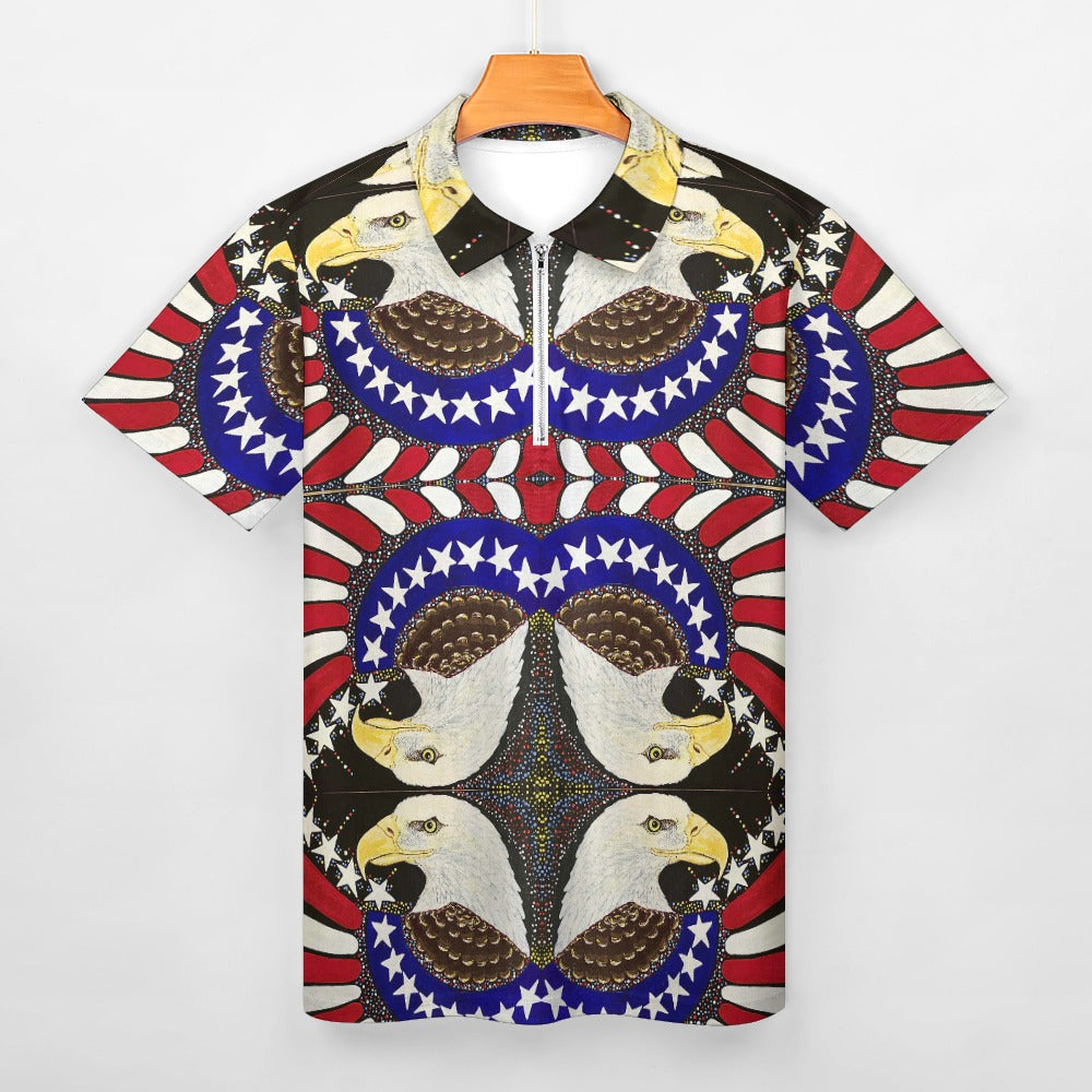 Margeaux 1776 Short Sleeve Polo Shirt – Classic Patriotic Style from PGP Holiday