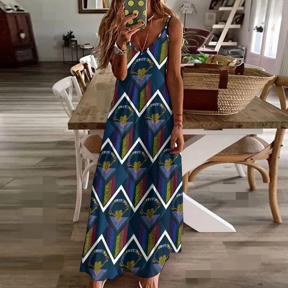 Margeaux Pride & Joy Sling Ankle Dress – Celebrate Pride in Style & Comfort