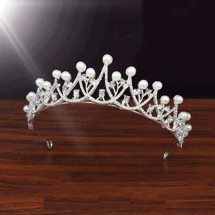 Mermaidcore Handcrafted Pearl Deep Sea Dazzle Tiara