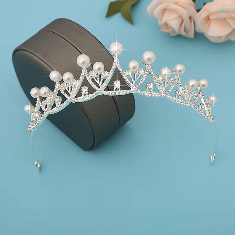 Mermaidcore Handcrafted Pearl Deep Sea Dazzle Tiara