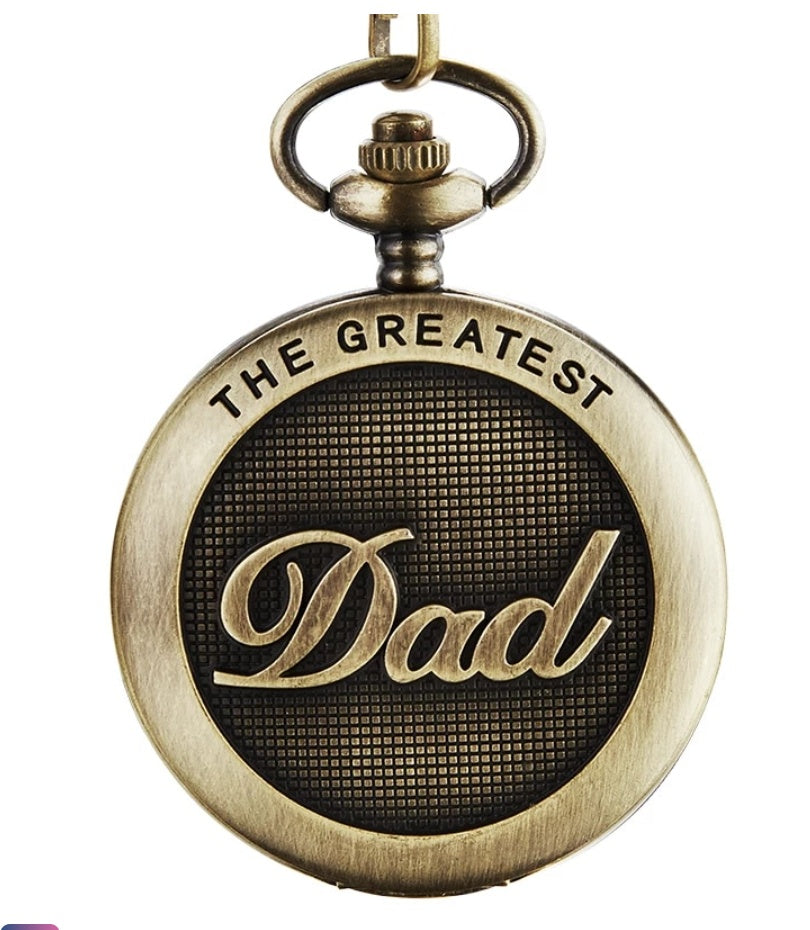 DAD | GRANDPA | Hero Aesthetic Pocket Watch | Father's Day Gift