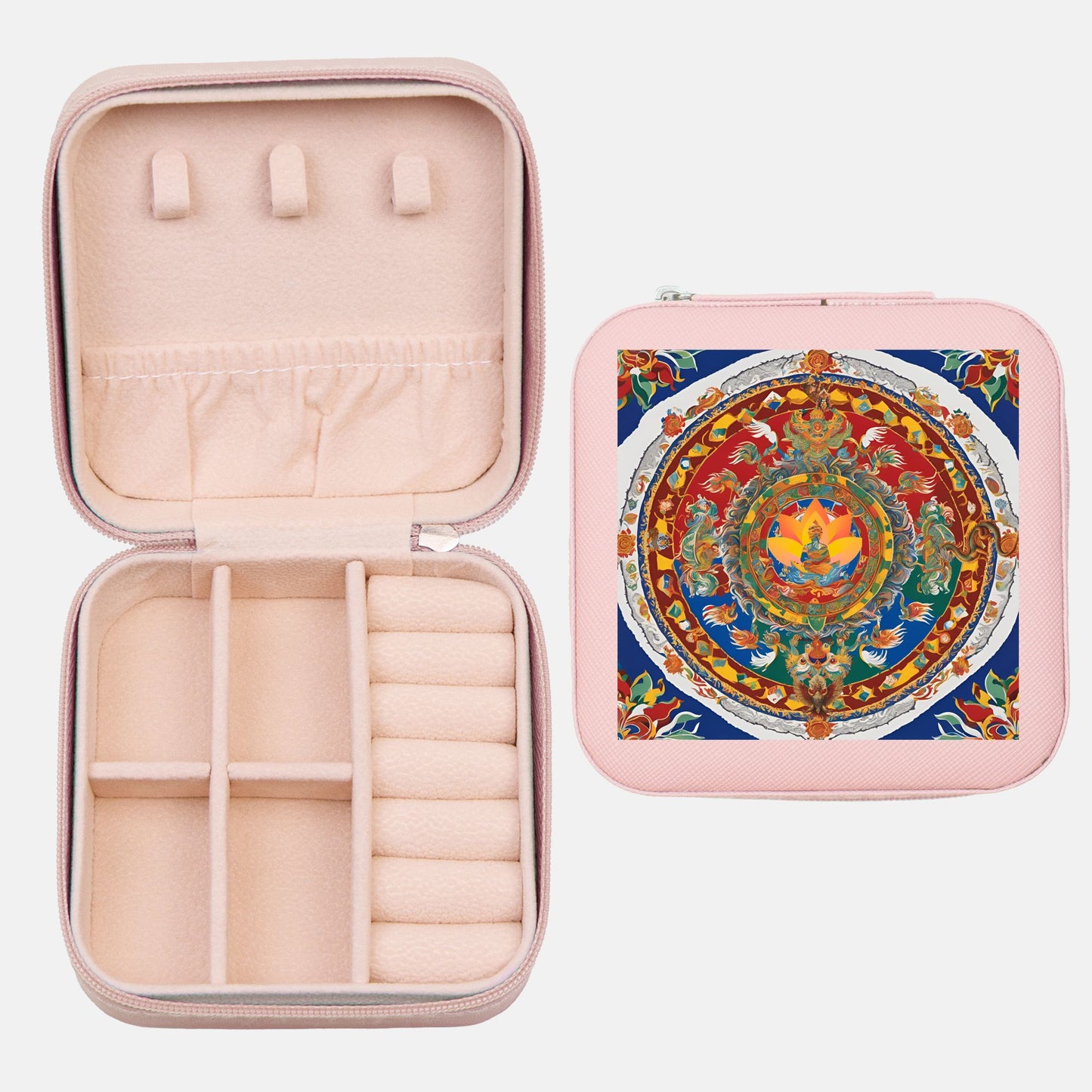 Holiday Four Dignities Jewelry Travel Case – Personalized Gift Box for Jewelry Storage & Travel
