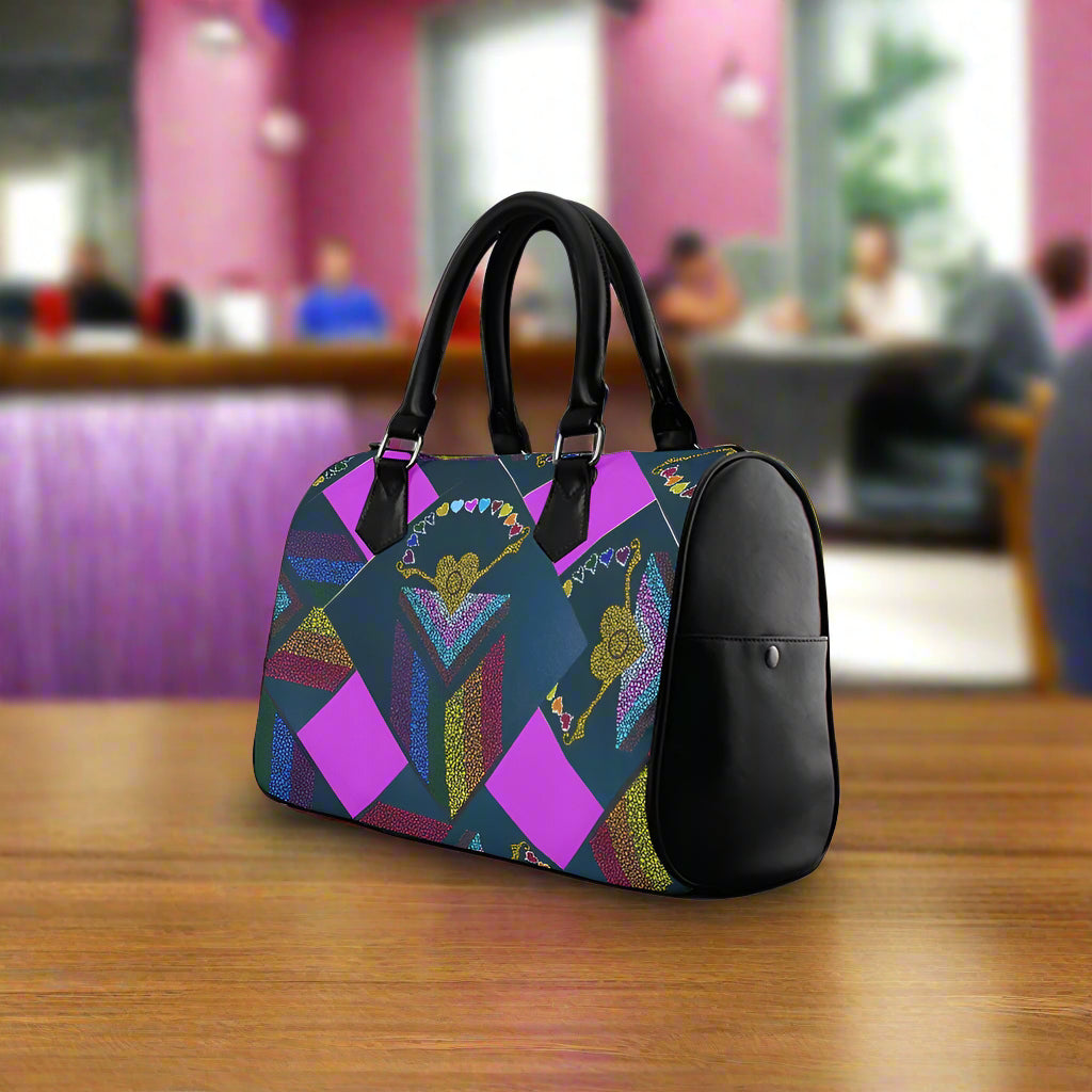 Margeaux Pride & Joy Barrel Handbag – Bold, Stylish & Functional for Pride and Everyday Glam