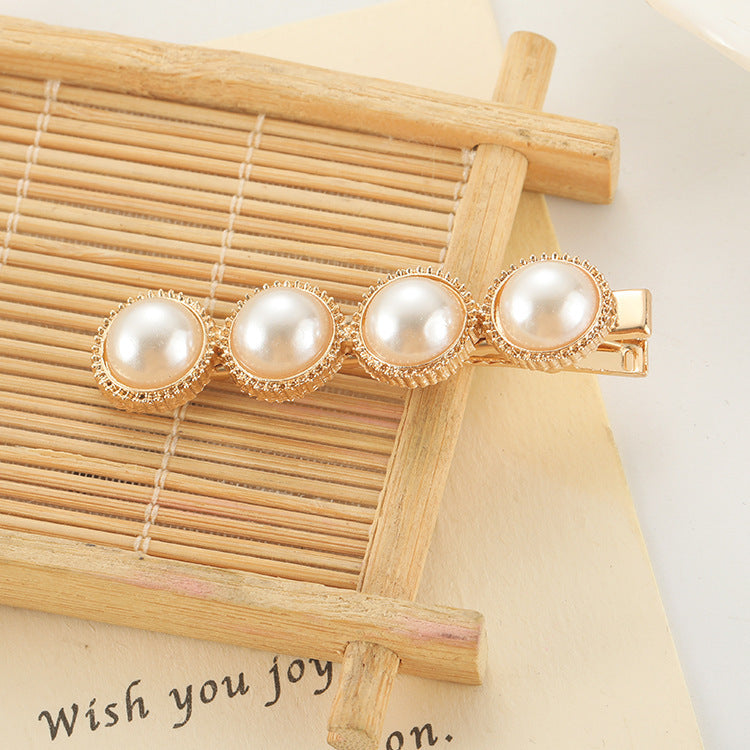 Mermaidcore Pearl Bow Hair Clips – Elegant Slip-On Styles in Multiple Designs | Ocean-Inspired Alloy