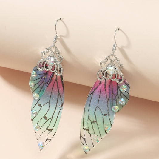 Fairycore Wings Earrings Temperament Super Fairy Butterfly Earrings