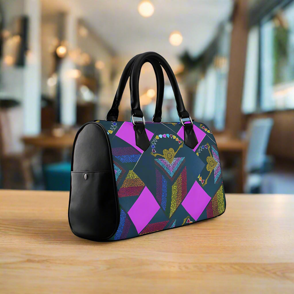 Margeaux Pride & Joy Barrel Handbag – Bold, Stylish & Functional for Pride and Everyday Glam