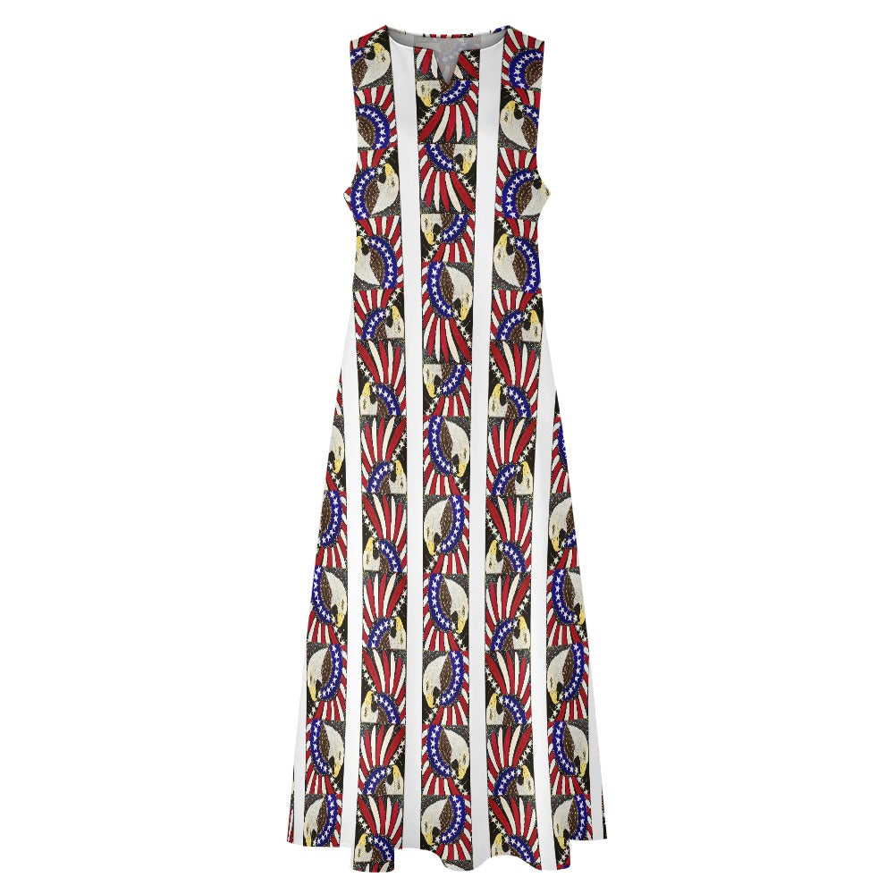 Margeaux 1776 Women’s Flowy Column Maxi Dress – Elegant Summer Style PGP Holiday