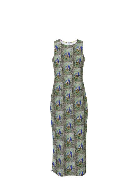 PGP Holiday Margeaux Bluebird Chiffon Sleeveless Dress – Elegant & Breezy Spring Fashion