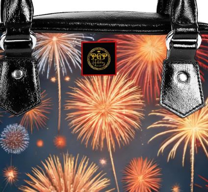 PGP Holiday "Julybilee" Multi-Wear Handbag Convertible Shoulder Tote Elegant Summer Accessory