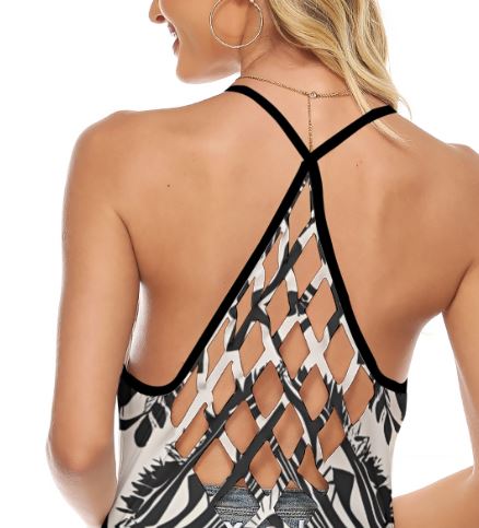 PGP Holiday Amanda Pookie Woven Back Tank Top – Sleek Summer Layer with Open-Back Detail
