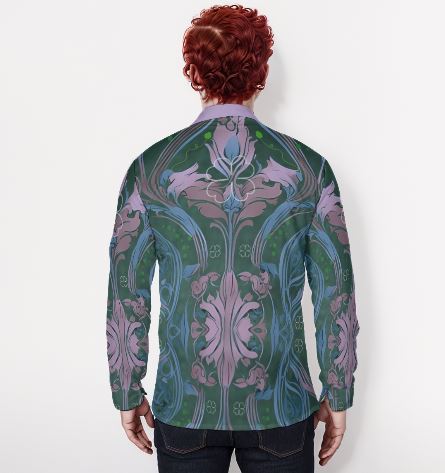 PGP Holiday Brídeach Men's Long Sleeve Shirt – Classic Fit, Lightweight & Stylish