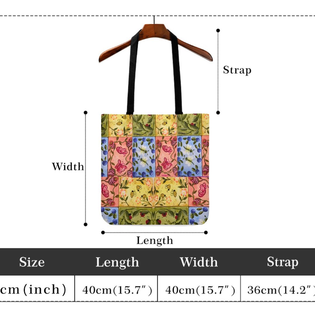PGP Holiday Suzanne Buzzygarden Buddies Cloth Tote Bag – Spacious & Stylish Canvas Shopper