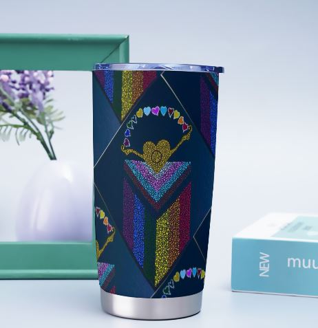 Margeaux Pride & Joy 20oz Stainless Steel Tumbler – Sip with Pride, Stay Refreshed