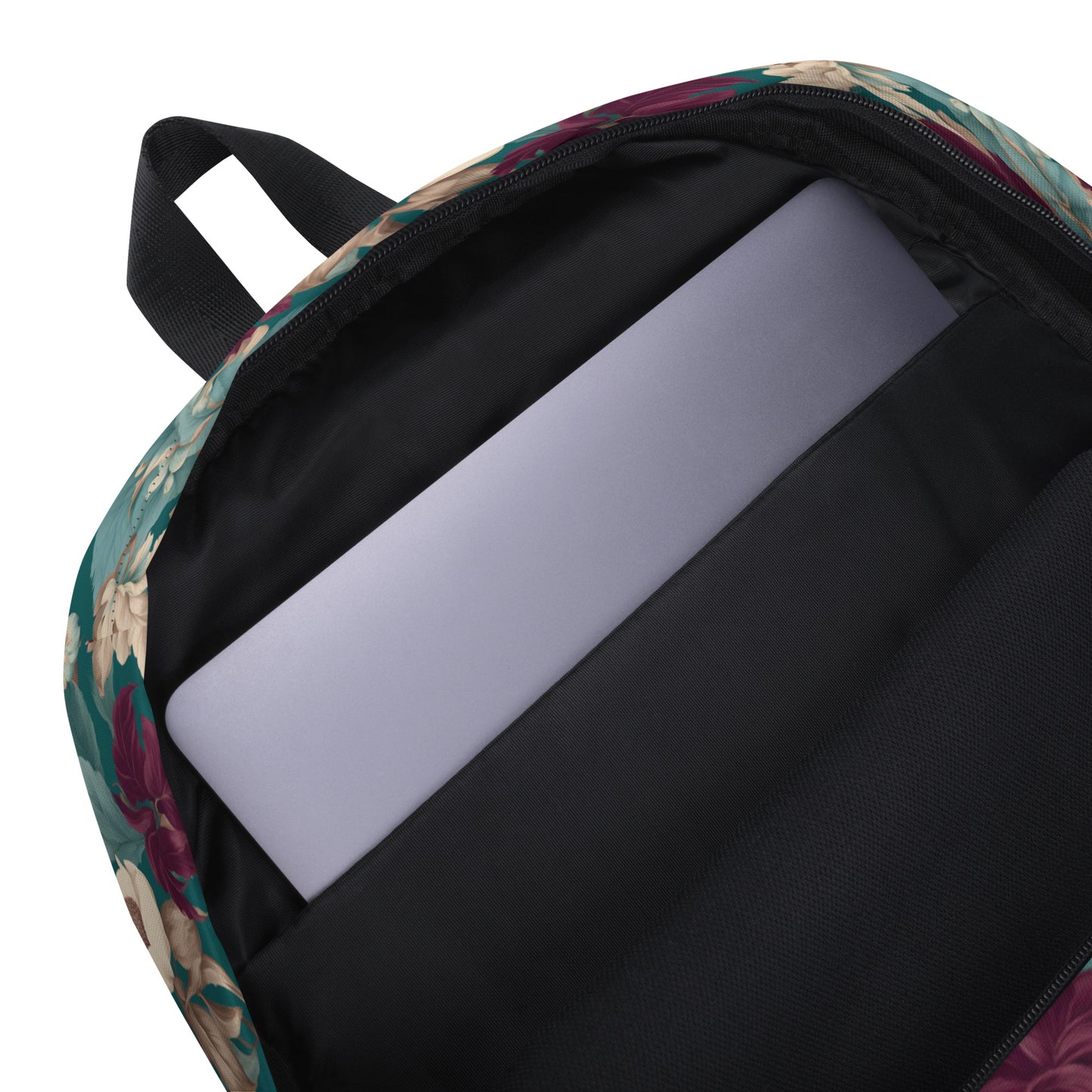 PGP Holiday Snow Caps Botanical Print Backpack – Stylish, Spacious, and Weather-Resistant